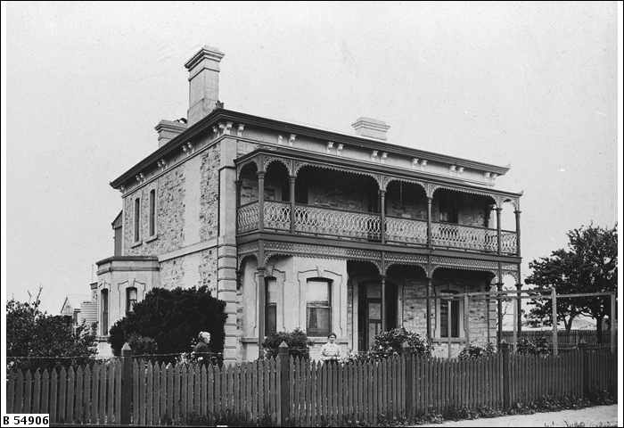Verco House, a two storey Victorian mansion at 16 Coromandel Parade, Blackwood